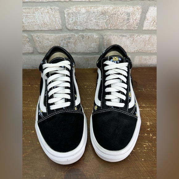 Vans Unisex Old Skool Trippy Grin Floral Skate Shoes W8.5 M7 - 0096 - Picture 2 of 7